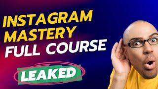 Instagram Marketing Course 2024 (Full Course) | Full Instagram Mastery Course Free