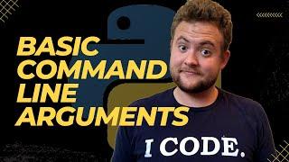 How To Take Arguments From Command Line In Python