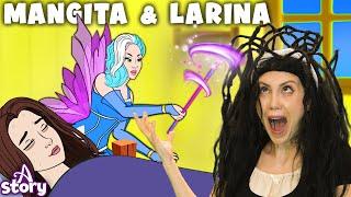 Mangita and Larina + One Eye Two Eyes Three Eyes | English Fairy Tales & Kids Stories