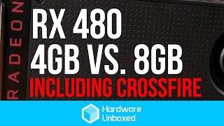 RX 480 4GB vs. 8GB Performance: Crossfire Benchmarks Included