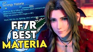 SYNERGY is GAME BREAKING in FF7 Remake Intergrade | Best Hard Mode Build