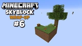 HUGE MEGA BASE! | Minecraft Skyblock Wrap Up #6