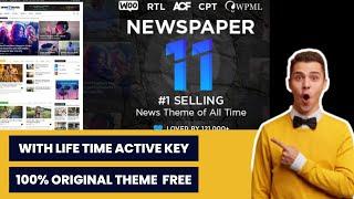 Download Newspaper Theme Full Free With Original License key