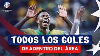 TODOS LOS GOLES DE ADENTRO DEL ÁREA | CONMEBOL COPA AMÉRICA USA 2024™