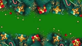 Christmas green screen effect