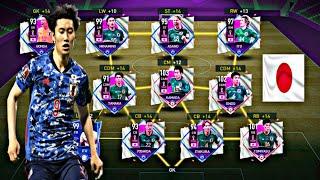 I Build First Ever Best Possible JAPAN Squad-FIFA MOBILE 22