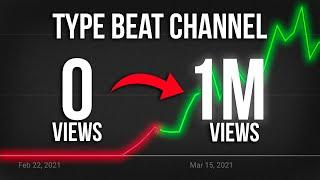 How I Grew My Type Beat Channel to One Million Views (Get More Views on Your Beat Channel)