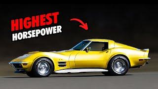 10 Highest HORSEPOWER Classic American Muscle Cars Ever Made!