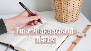 SIMPLE Time Management HACKS