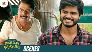 അവിടുന്ന് വീണാൽ ആരാ എന്നെ പിടിക്കുന്നെ | Middle Class Melodies Movie Scenes | Anand Deverakonda