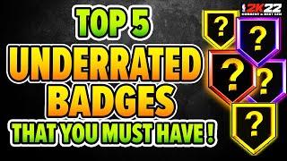 TOP 5 UNDERRATED badges that you must TRY!