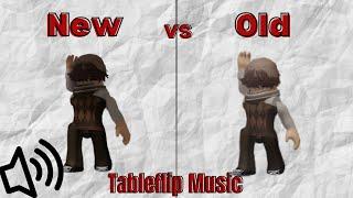 New Vs Old Tableflip Music | The Strongest Battlegrounds