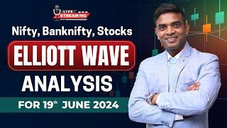 Nifty Live Analysis & Bank nifty Prediction for Tomorrow | Elliott Wave Theory | Chartkingz