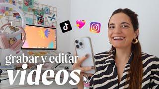 Grabar y editar VIDEOS aesthetic para tus REDES SOCIALES ‍