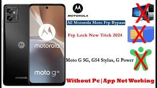 All MOTOROLA MOTO-G32 Power 5G [XT2235-2] Update 2024 Frp Bypass Google Account Unlock  Android [12]