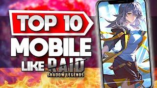 Top 10 Mobile Games like Raid Shadow Legends