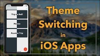 Theme Switching (iOS, Xcode 9, Swift 4)