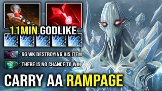 This HAPPEN When Carry AA Mid Get Out of Control | 11Min Godlike Made Enemy Carry Destroy Item DotA