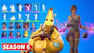 Fortnite Season 6 Leaked Skins and Emotes: Agent Jones, Lara Croft, Raz Outfits, New Emotes!..