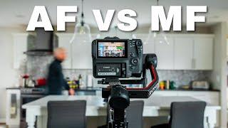 Auto VS Manual Focus for Real Estate Photo & Video!  (How to do both)