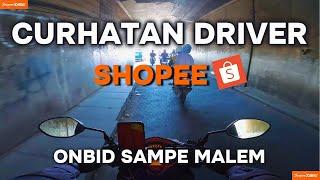 Curhatan Driver Shopee di Hari Jumat | Motovlog Live Onbid Shopee Bandung