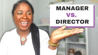 How is a Human Resources MANAGER different from a Human Resources DIRECTOR?