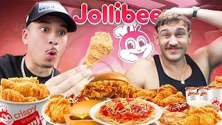 WE TRIED EVERYTHING AT JOLLIBEE FOR THE FIRST TIME!!! (Should not be this good)