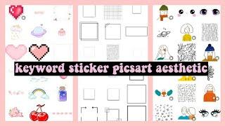 Picsart Aesthetic Sticker Keyword