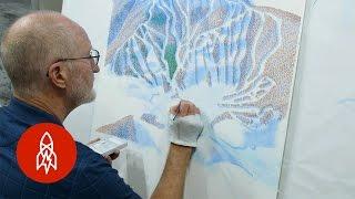 Sketching the Slopes: The Artist Behind Ski Trail Maps