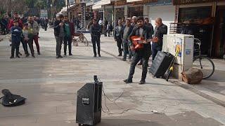 " Kızıltepe  özgürlük meydanı da sokak müzik şöleni  "Barış dayan