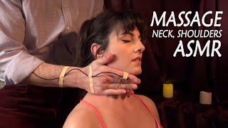 Stress Relief Massage, Neck and Shoulders, ASMR