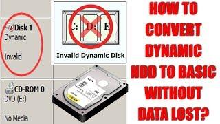 dynamic to basic without data lost |  hard disk convert