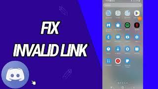 How To Fix And Solve Invalid Link On Discord App