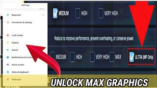 HOW TO OPEN / UNLOCKED MAX HIGH GRAPHICS SETTINGS IN CODM | NEW 100%