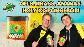 Gelb, krass, Ananas: HOLY Iced Tea x Spongebob ! Grüner Tee mit Ananas im Test