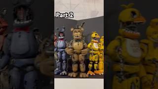 Showcase of my custom fnaf 2 figures. Heavily inspired by @bigbossproductions5283 #fnaf #fnaf2