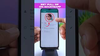 Set Full dp on WhatsApp without cropping | WhatsApp profile picture | WhatsApp Tips and Tricks 2024