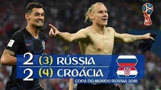 DECISÃO NOS PÊNALTIS !! l MELHORES MOMENTOS RÚSSIA 2x2 CROÁCIA (PÊNALTIS 3x4) JOGOS HISTÓRICOS #15