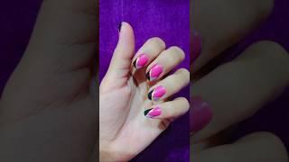 Easy french nail art design at home #naildesigns #payalsart #nails #nailart #viralshort 