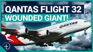 Crippled Airbus A380, saved by Pros! | Qantas flight 32