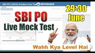 Oliveboard SBI PO Live Mock Test | 29-30 June | How to Attempt Mock | Just Do It | #sbi #sbipo