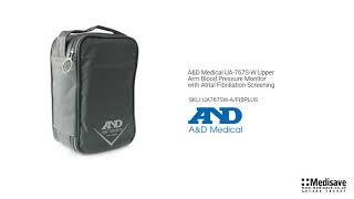 A&D Medical UA-767S-W Upper Arm Blood Pressure Monitor with Atrial Fibrillation Screening UA767SW A