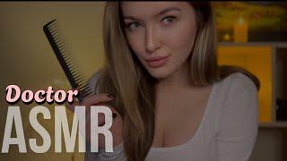 АСМР ПРИЕМ ВРАЧА ТРИХОЛОГА ОСМОТР КОЖИ ГОЛОВЫ И ВОЛОС ASMR Trichologist Examination of the scalp