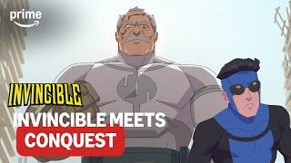 Invincible Meets Conquest | Invincible Season 3 | Prime Video