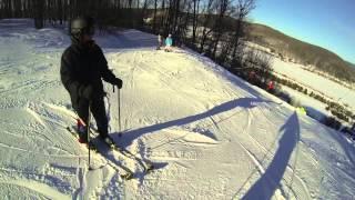Holiday Valley, Ellicottville - The Wall GoPro - 2/28/2015