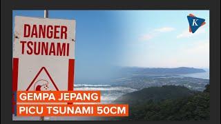 Jepang Diterjang Tsunami 50 Sentimeter Setelah Gempa Magnitudo 7,1