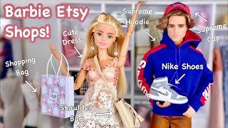 Barbie ETSY Shop Reviews! Super Realistic Doll Clothes & Accessories! Barbie Doll Etsy Haul!