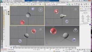 3D max tutorial - how to use "Align" tool in 3D Max