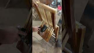 especially those who have experience!! This is how to finish a teak wood chair by spraying #teakwood