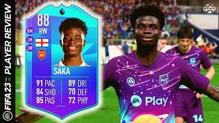 STARBOY  88 POTM SAKA PLAYER REVIEW - FIFA 23 ULTIMATE TEAM (SBC)